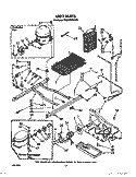 UNIT Diagram and Parts List for TS22AWXXN00  Whirlpool Refrigerator