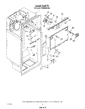LINER Diagram and Parts List for ET25DMXVM01  Whirlpool Refrigerator