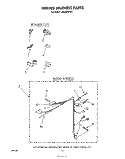 WIRING HARNESS Diagram and Parts List for LA6300XPW5  Whirlpool Washer