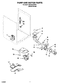 PUMP AND MOTOR PARTS, OPTIONAL PARTS (NOT INCLUDED) Diagram and Parts List for 7MGHW9400PW0  Whirlpool Washer