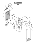 AIR FLOW Diagram and Parts List for KSRB22QABL10  KitchenAid Refrigerator