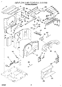 AIRFLOW AND CONTROL Diagram and Parts List for ACQ294XA0  Whirlpool Air Conditioner