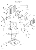 UNIT, LITERATURE Diagram and Parts List for R1014  Whirlpool Air Conditioner