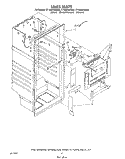 LINER Diagram and Parts List for ET18NKXWN00  Whirlpool Refrigerator