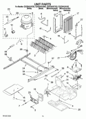 UNIT PARTS Diagram and Parts List for GD5DHAXVB02  Whirlpool Refrigerator