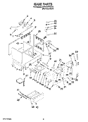 Part Location Diagram of W10137886 Whirlpool BUTTON-PLG