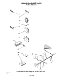 WIRING HARNESS Diagram and Parts List for DU9000XR4  Whirlpool Dishwasher