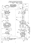 Part Location Diagram of WP8519553 Whirlpool Pump Filter and Housing Assembly