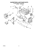 MAGNETRON & AIR FLOW Diagram and Parts List for SM980PEYN2  Whirlpool Microwave Oven Combo