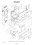 DOOR Diagram and Parts List for DP8500XTN0  Whirlpool Dishwasher