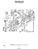 ICEMAKER Diagram and Parts List for ED26MM1LWR1  Whirlpool Refrigerator