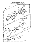 WIRING HARNESS Diagram and Parts List for KEDS207YWH2  KitchenAid Range