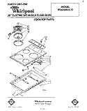 SECTION Diagram and Parts List for RS660BXK0  Whirlpool Range