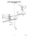 UPPER WASH AND RINSE Diagram and Parts List for KUDB220T6  KitchenAid Dishwasher