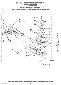 8318272 BURNER ASSEMBLY Diagram and Parts List for NGD5200TQ0  Amana Dryer
