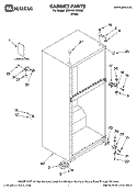 CABINET PARTS Diagram and Parts List for MTB1551VEW00  Whirlpool Refrigerator