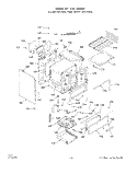 OVEN DOOR Diagram and Parts List for 1423^0A  Whirlpool Range