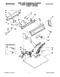 SECTION Diagram and Parts List for TEDS680BN0  Estate Dryer