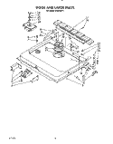 DOOR AND LATCH Diagram and Parts List for KUDI220T1  KitchenAid Dishwasher