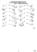 WIRING HARNESS Diagram and Parts List for CAE2792AG0  Whirlpool Washer