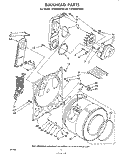 SECTION Diagram and Parts List for 1LE5920XKW0  Whirlpool Dryer
