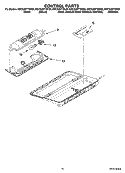 CONTROL PARTS Diagram and Parts List for KSCS25FTSS00  KitchenAid Refrigerator