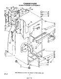 CABINET Diagram and Parts List for ET18JKXRWR2  Whirlpool Refrigerator