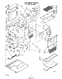 AIR FLOW , LIT/OPTIONAL Diagram and Parts List for CET14D2A1  Whirlpool Air Conditioner