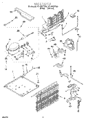 UNIT, LIT/OPTIONAL Diagram and Parts List for RT18DKXFN00  Roper Refrigerator