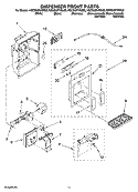 Part Location Diagram of 2315109NA Whirlpool TRAY-DRIP