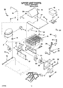 UPPER UNIT PARTS Diagram and Parts List for KBRP36FMS01  KitchenAid Refrigerator
