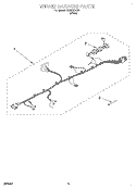 Part Location Diagram of 3968671 Whirlpool HARNS-WIRE