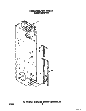 FREEZER LINER Diagram and Parts List for KSRF42DTX20  KitchenAid Refrigerator