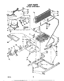 UNIT Diagram and Parts List for EHT201ZKWR1  Whirlpool Refrigerator