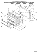 FREEZER DOOR Diagram and Parts List for ET18NKXAN01  Whirlpool Refrigerator
