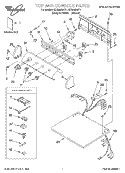 SECTION Diagram and Parts List for GEQ8858JQ1  Whirlpool Dryer