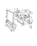 TUB Diagram and Parts List for 8565L10  Roper Dishwasher