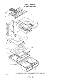 SHELF Diagram and Parts List for RT20AKXVW00  Roper Refrigerator