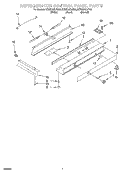 REFRIGERATOR CONTROL PANEL Diagram and Parts List for KSSS36QJT00  KitchenAid Refrigerator