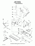 UNIT PARTS Diagram and Parts List for KFIS25XVMS8  KitchenAid Refrigerator