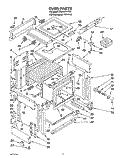 SECTION Diagram and Parts List for RS363PXYQ2  Whirlpool Range