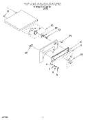 SECTION Diagram and Parts List for BYCCD3421W1  Whirlpool Dryer