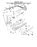 CONTROL Diagram and Parts List for ED22DWXTG02  Whirlpool Refrigerator