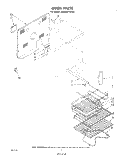 OVEN (CONTINUED) Diagram and Parts List for RM955PXLW2  Whirlpool Microwave Oven Combo