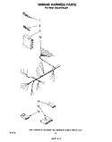 WIRING HARNESS Diagram and Parts List for GDU3024XLW1  Whirlpool Dishwasher