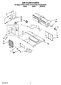 Part Location Diagram of W10280381 Whirlpool GUIDE-AIR