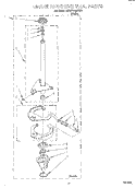BRAKE & DRIVE TUBE Diagram and Parts List for 6CAP2762EW0  Whirlpool Washer