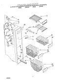 FREEZER LINER Diagram and Parts List for KSRS25QGBL04  KitchenAid Refrigerator