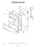 REFRIGERATOR DOOR , LIT/OPTIONAL Diagram and Parts List for ET18JKYSF05  Whirlpool Refrigerator