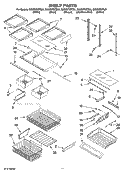 Part Location Diagram of 67005690 Whirlpool SHELF- STA